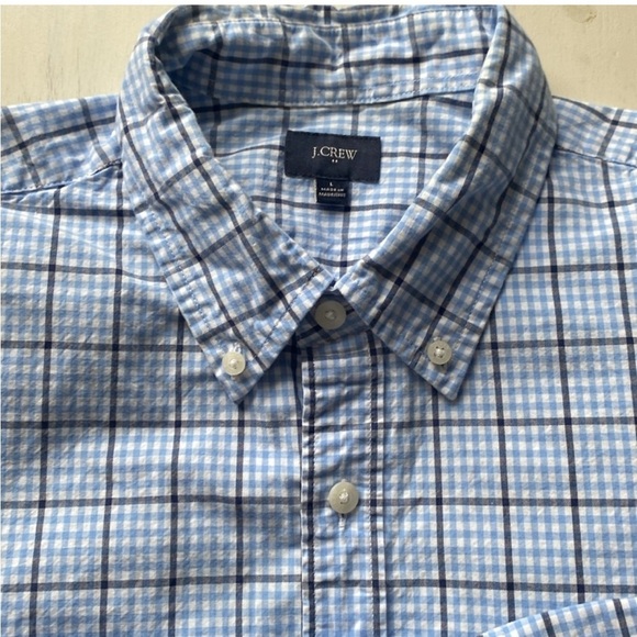 J Crew Factory Cotton Button Down Shirt Size L - Picture 5 of 10